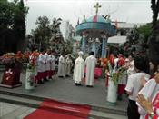 溫州教區龍灣堂區滄河天主堂舉行圣母亭落成十周年及本堂瞻禮慶典活動